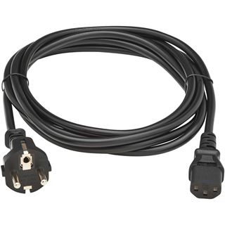 (&euro;2,97*/1m) 3.00m EATON Stromkabel C13 auf Schutzkontakt Stecker