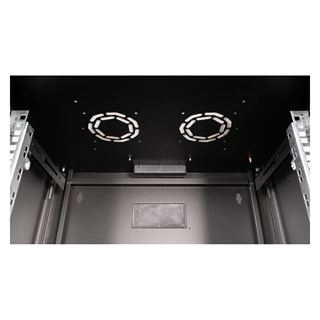 Equip Serverschrank 19" 07U 600x450mm schwarz