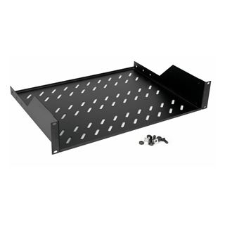 Equip Fachboden fest 19" f&uuml;r Serverschr&auml;nke, 2U 80cm sw