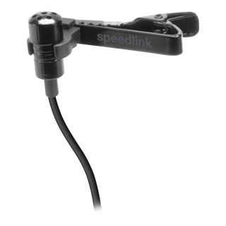 Speedlink Mikrofon SPES, zum Anstecken, Metalclip, schwarz retail
