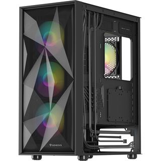 Genesis Gehäuse DIAXID 605 ARGB mit Sichtfenster schwarz