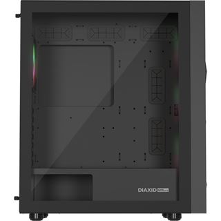 Genesis Gehäuse DIAXID 605 ARGB mit Sichtfenster schwarz