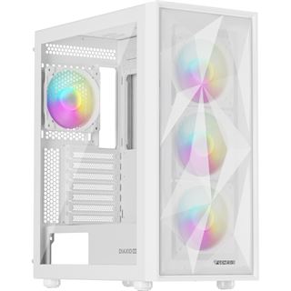 Genesis Gehäuse DIAXID 605 ARGB mit Sichtfenster weiß
