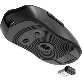 Genesis Gaming Maus ZIRCON 500 kabellos schwarz