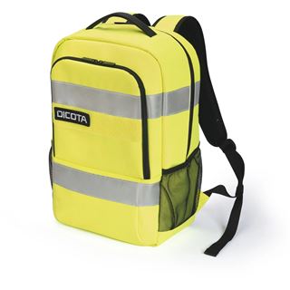 Dicota Backpack HI-VIS Base 24 litre yellow
