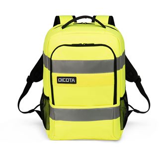 Dicota Backpack HI-VIS Base 24 litre yellow