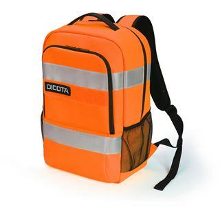 Dicota Backpack HI-VIS Base 24 litre orange