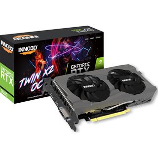 8GB INNO3D GeForce RTX 3050 Twin X2 OC Aktiv PCIe 4.0 x16 (x8)