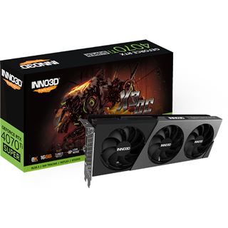 16GB INNO3D GeForce RTX 4070 Ti SUPER X3 OC Aktiv PCIe 4.0 x16