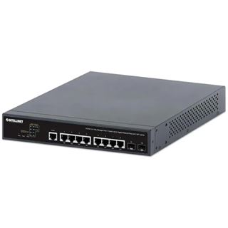 INTELLINET 10-Port L2+ Fully Managed PoE++ Switch mit 8 Gigabit-Ports