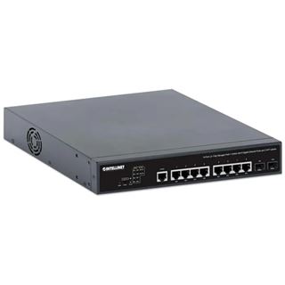 INTELLINET 10-Port L2+ Fully Managed PoE++ Switch mit 8 Gigabit-Ports