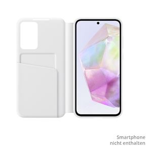Samsung Smart View Wallet Cover White, f&uuml;r Galaxy A35,
