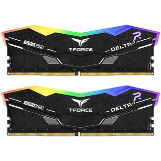 32GB TeamGroup T-Force DELTAa RGB schwarz DDR5-6000 DIMM CL30 Dual Kit