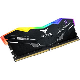 32GB TeamGroup T-Force DELTAa RGB schwarz DDR5-6000 DIMM CL30 Dual Kit
