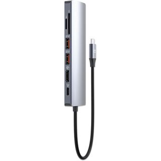 Manhattan 7-in-1 4K USB-C Dockingstation 1xHDMI 2xUSB 10Gb/s