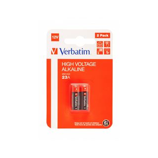 Verbatim ALKALINE BATTERY 12V 23A (MN21/A23) 2 PACK