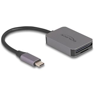 Delock USB Type-C Card Reader im Aluminium Gehäuse für SD