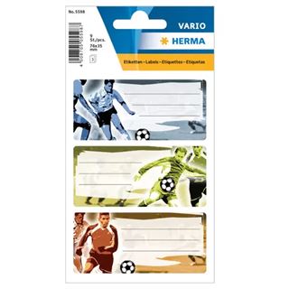 Herma Schuletiketten Vario Fu&szlig;ball (5598)