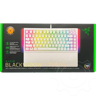 Razer BlackWidow V4 75% USB Englisch (US) weiß (kabelgebunden)