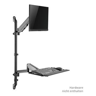 Equip Tischhalterung 17"-32"/ 1TFT 8kg 360°+Nb.halter.