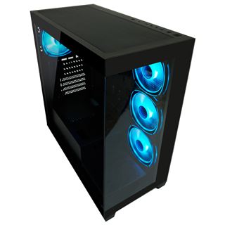LC-Power 715B Seamless_X Midi Tower ohne Netzteil schwarz