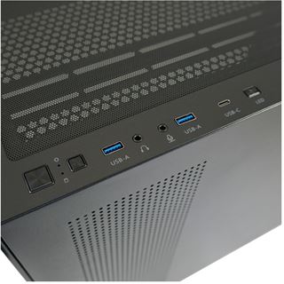 LC-Power 715B Seamless_X Midi Tower ohne Netzteil schwarz