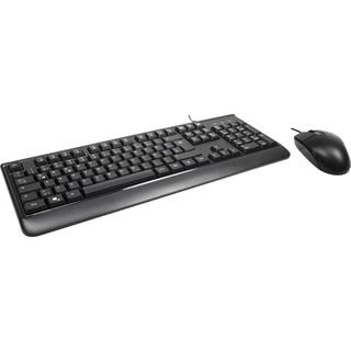 Inter-Tech KB-101DE USB schwarz