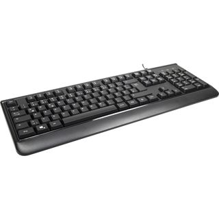 Inter-Tech KB-101DE USB schwarz