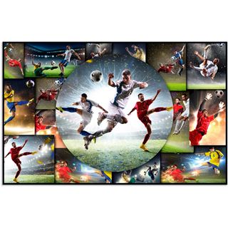 Herma Schreibunterlage Karton Fu&szlig;ball 55x35 3Stk