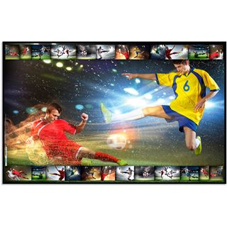 Herma Schreibunterlage Karton Fu&szlig;ball 55x35 3Stk