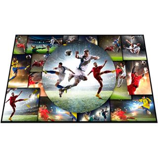 Herma Schreibunterlage Karton Fu&szlig;ball 55x35 3Stk