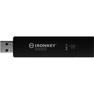 64GB Kingston IronKey D500S FIPS 140-3 Lvl 3 Pending AES-256