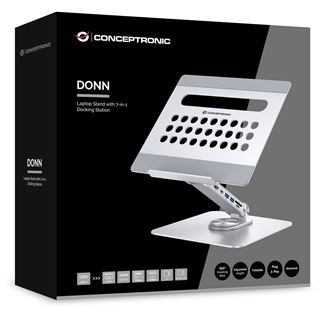 Conceptronic Laptop Halterung inkl 7-in-1 Docking Station si