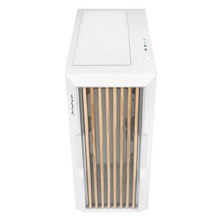 Azza Guardian 520WW Midi Tower ohne Netzteil weiss/braun