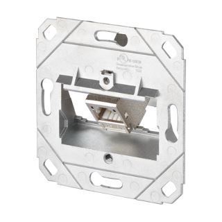 Metz Connect Anschlussdose ISO/IEC Cat.6A Modul 1 Port 270°M UP0