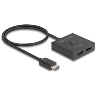 Delock HDMI Switch 2 auf 1 bidirektional 8K