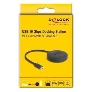 Delock M.2 Dockingstation für M.2 NVMe / SATA SSD mit USB 10