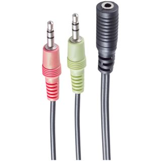 (&euro;32,67*/1m) 0.15m ShiverPeaks Audio Y-Kabel Klinke Stecker auf