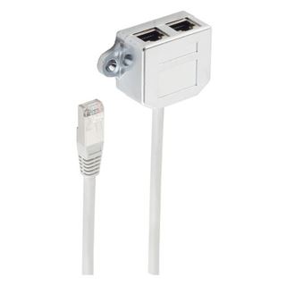 ShiverPeaks Cat.5e Cable sharing Adapter 0,1 m Tel./Eth.