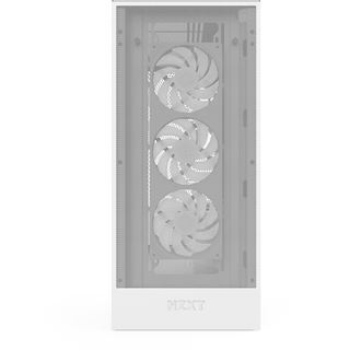 NZXT H7 Flow RGB (2024) Midi Tower ohne Netzteil weiss