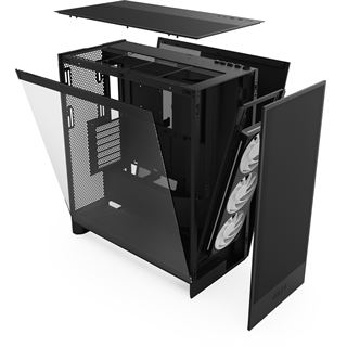 NZXT H7 Flow RGB (2024) Midi Tower ohne Netzteil schwarz