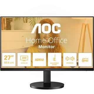 27" (68,58cm) AOC U27B3AF schwarz 3840x2160 1xDisplayPort 1.4 /