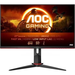 27" (68,58cm) AOC 27G2ZN3/BK schwarz/rot 1920x1080 1xDisplayPort