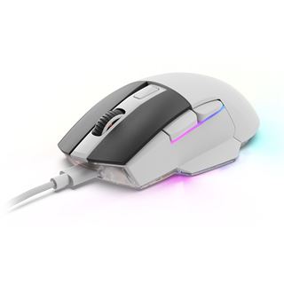 Sharkoon Skiller SGM50W 2.4 GHz und USB weiß/schwarz (kabellos)