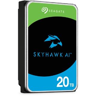 20TB Seagate Surveillance Video Optimized AI Skyhawk HDD SATA 6Gb/s