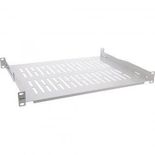 InLine 19" Fachboden, 350mm, 50kg, 1HE, RAL 7035 grau