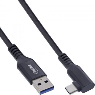 (€2,38*/1m) 5.00m InLine USB-C Anschlusskabel USB A Stecker auf