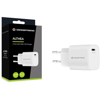 20 Watt Conceptronic Ladegerät 1Port 1xUSB-C Desk PD ws