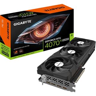 16GB Gigabyte GeForce RTX 4070 Ti SUPER Windforce Max OC Aktiv PCIe