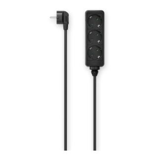 (€5,89*/1m) 1.40m Hama Steckdosenleiste Schwarz 3 (00223003)